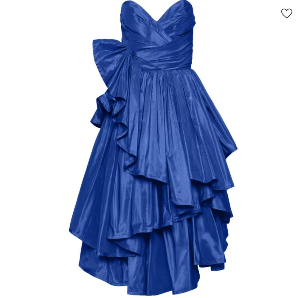 CAROLINA HERRERA Strapless tiered silk-taffeta dress, 2